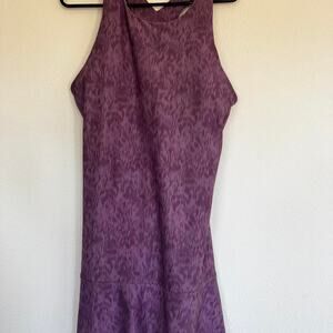 Purple etonic sports dress activewear